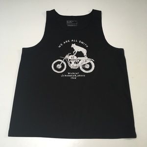 We are All Smith scrambler motorcycle tank top